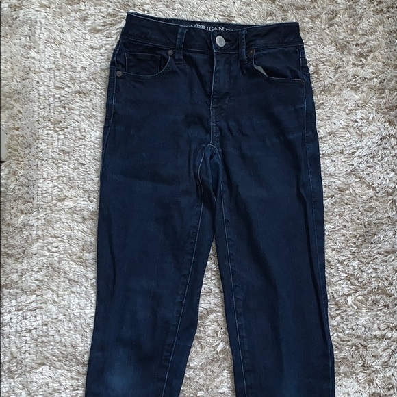 American Eagle Navy Blue Jeans - Picture 2 of 4